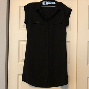 Black collard dress